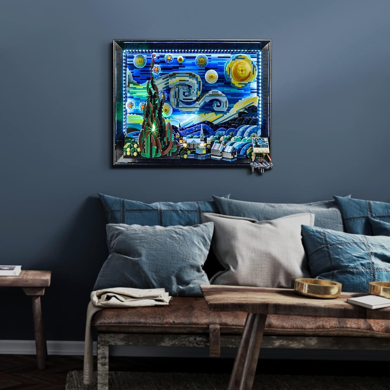 Lightailing Light for Lego-21333 Vincent-Gogh The Starry-Night - Led Lighting Kit Compatible with Lego Building Blocks Model - NOT Included The Model Set