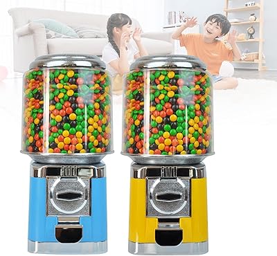 Commercial Vending Candy Machine Automatic Candy Vending Machine for Small Candy Automatic Candy Dispenser (Yellow)
