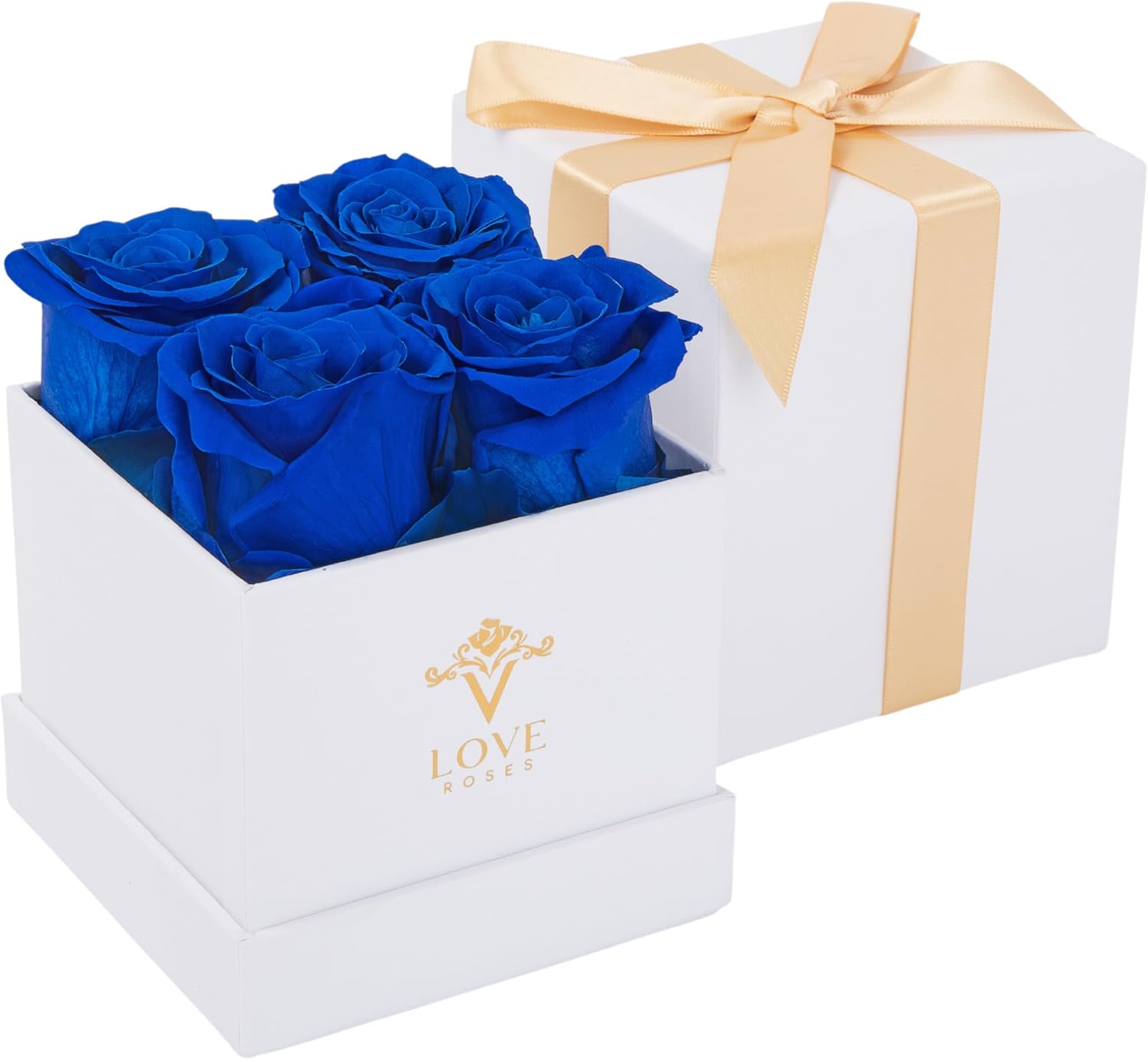VLove® Forever Roses in a Box Real Roses Forever Flowers