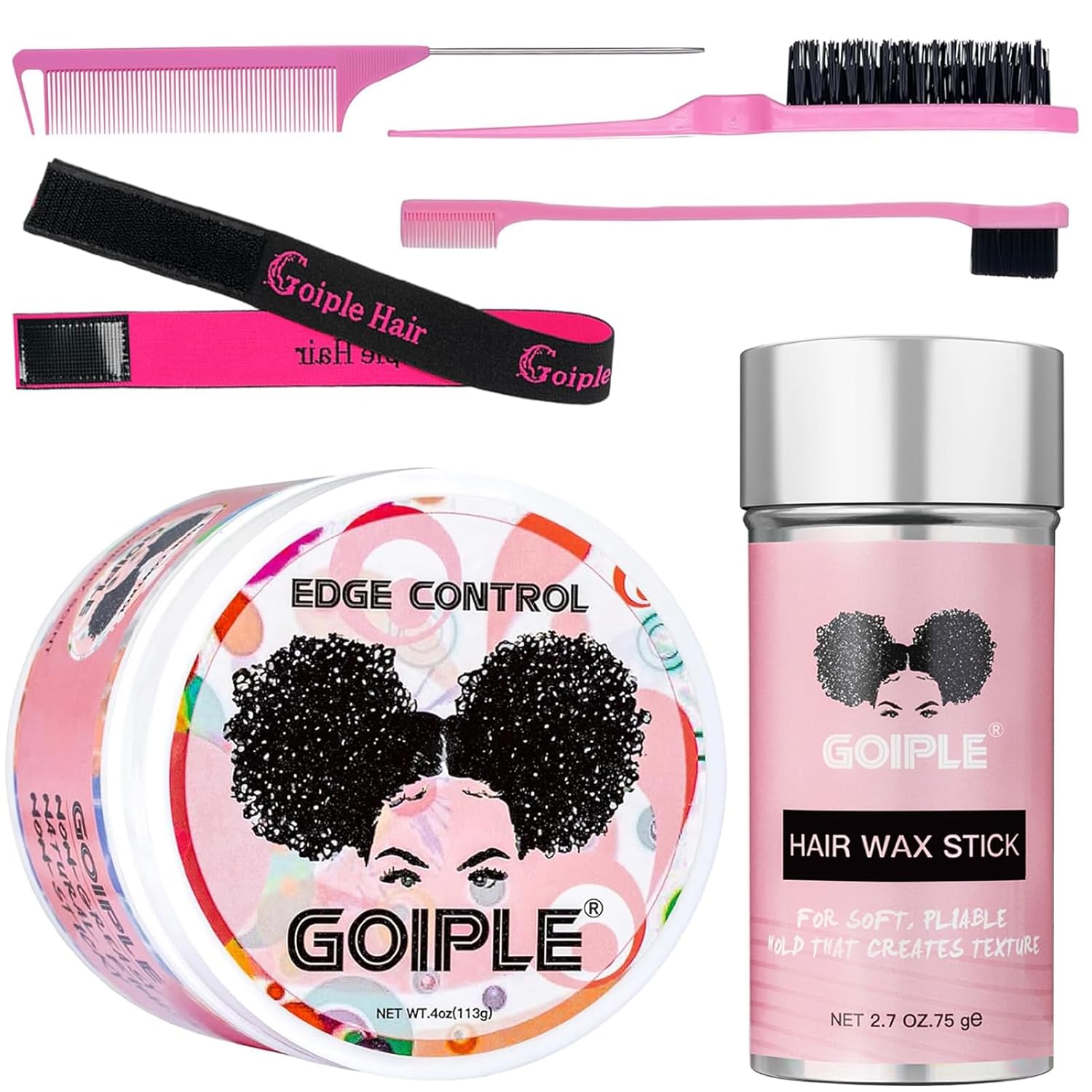 Strong Hold Edge Control Gel for All Hair Types | Non-Greasy