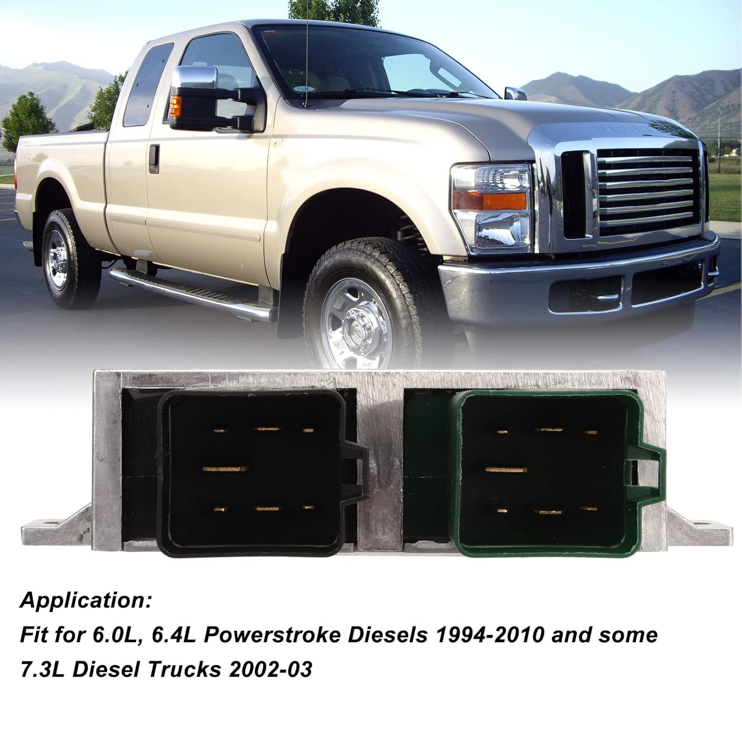 Glow Plug Control Module, Relay Module Switch Fits, YC3Z 12B533 AA Sensitive Engine Glow Plug Controller Fit for 7.3L Engine Trucks