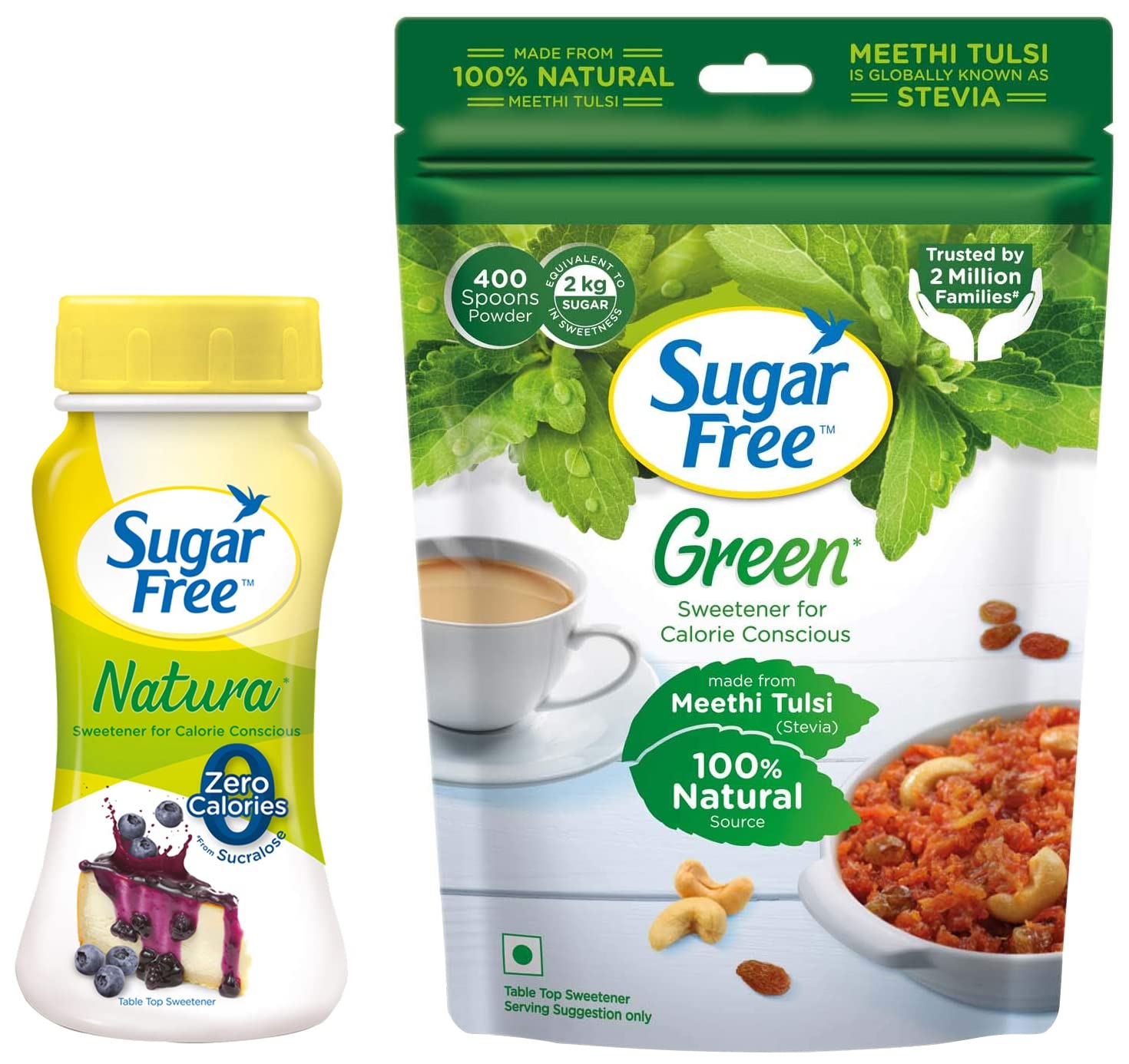 See full amazon price history chart for Sugar Free Green 100% Natural Sweetener - 400 g, Pouch & Sugarfree Natura Low Calorie Sweetner - 100gm Jar Sugar Free Green 100% Natural Sweetener - 400 g, Pouch & Sugarfree Natura Low Calorie Sweetner - 100gm Jar (B0B92JPW4N) Amazon Price History, Amazon Price Tracker