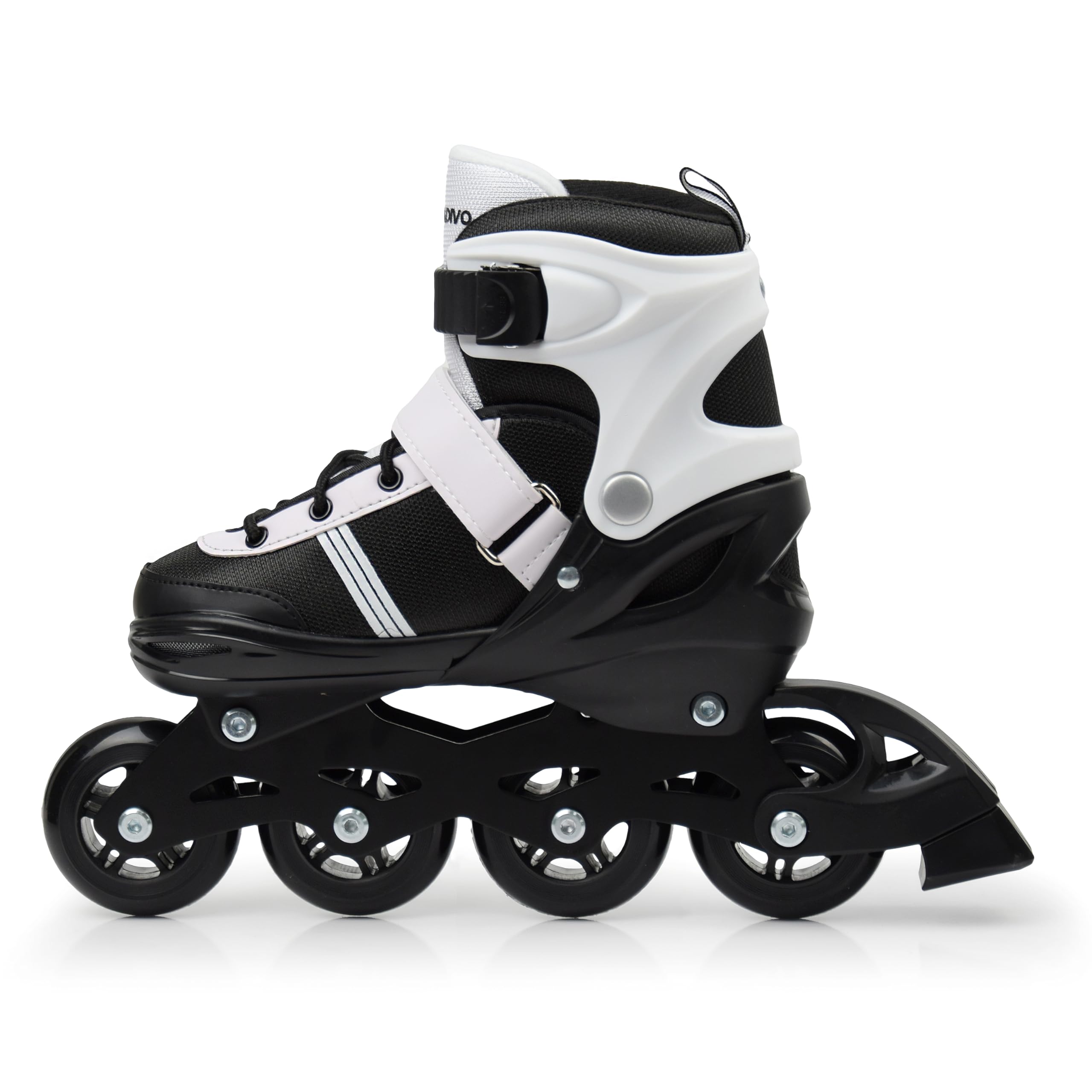 MADIVO Duo Set pattini in linea 2 in 1, regolabili, per bambini e ragazzi, pattini in linea convertibili in pattini di pattinaggio su ghiaccio | Taglie: 34-37, 38-41