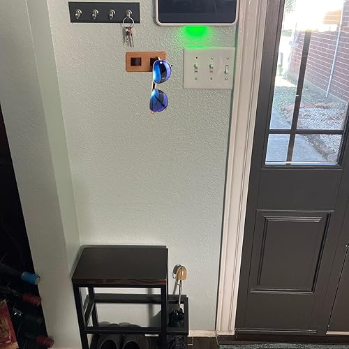 Vista 6 de Soporte para lentes de sol, organizador de lentes de sol, soporte de almacenamiento para gafas, soporte de vidrio de ojos, estante de madera