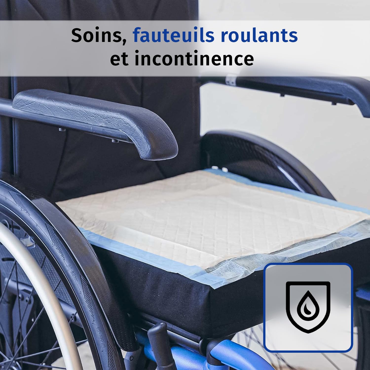 Sofex Alèses jetables 60x90 cm – 50 pièces, 5 Couches – alèses médicales de lit Incontinence, alèse jetable pour bébé, alèse pour Chien, alèses jetables absorbantes, Anti-fuites et antidérapantes