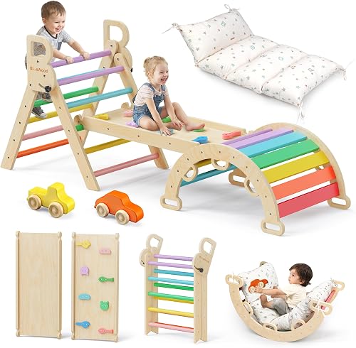 BlueWood Pikler Triangle 木质攀爬玩具