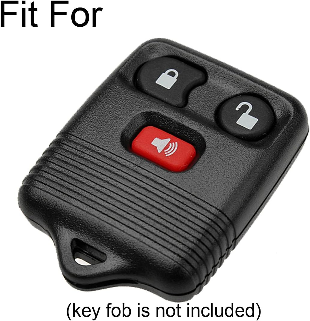 2Pcs Coolbestda Rubber Key Fob Case Keyless Cover Protector Skin for Ford F150 F250 F350 Explorer Ranger Escape Expedition