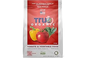 True Organic Tomato and Vegetable Food Granular Fertilizer 4 lbs - CDFA,...