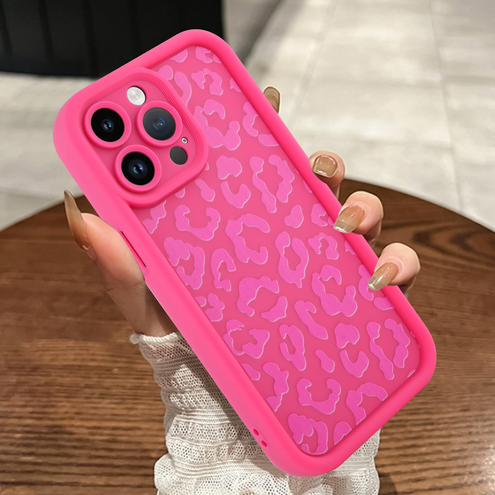 MOWIME Compatible with iPhone 12 Pro Case, Cheetah Print Shockproof Soft TPU Protective Case for Women Girls, Slim Anti Scratch Leopard Case for