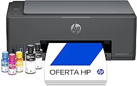 Impressora Multifuncional HP Smart Tank 581 Tanque de Tinta Colorida Wi-Fi, USB - Alta Economia -Copiadora e Scanner (4A8D5A)