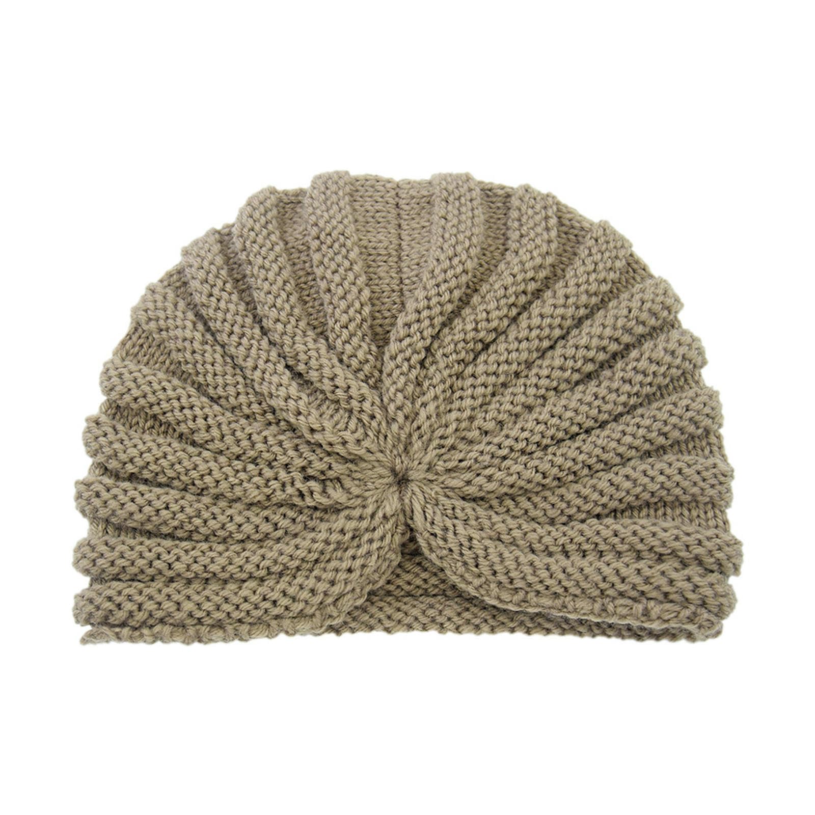 Bonnet tricoté chaud et coupe-vent pour femme, protection thermique hivernale kaki