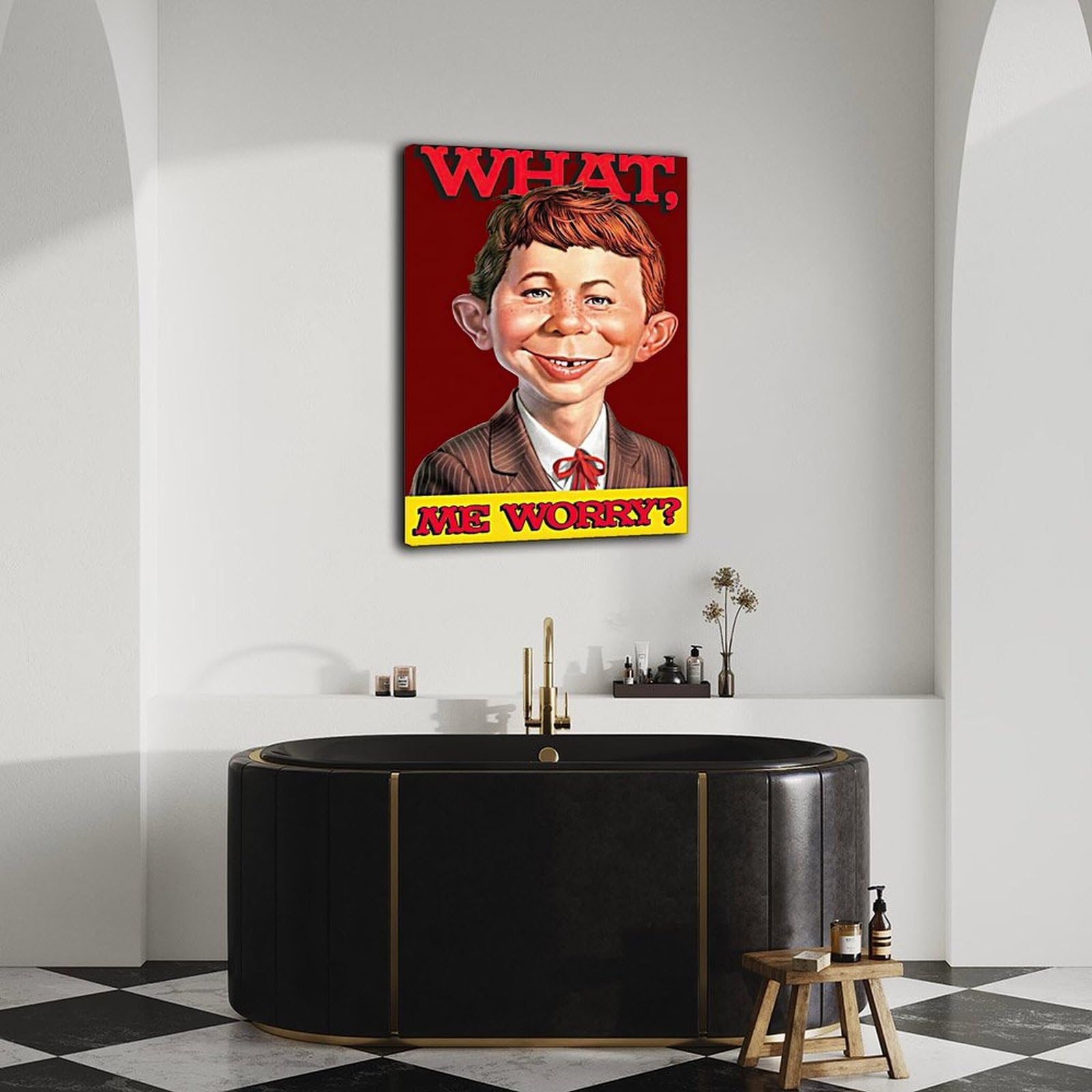Amazon.com: What, Me Worry Vintage Alfred E. Neuman Poster Art