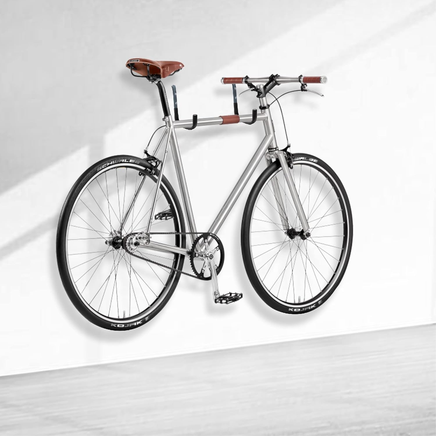 Heavy Duty Garage Storage Utility Hook, Wall Mount Garage Hanger & Organizer for Hanging Ladders, Bikes, Canoe Paddle Board,Tools(8 Pack - Black)