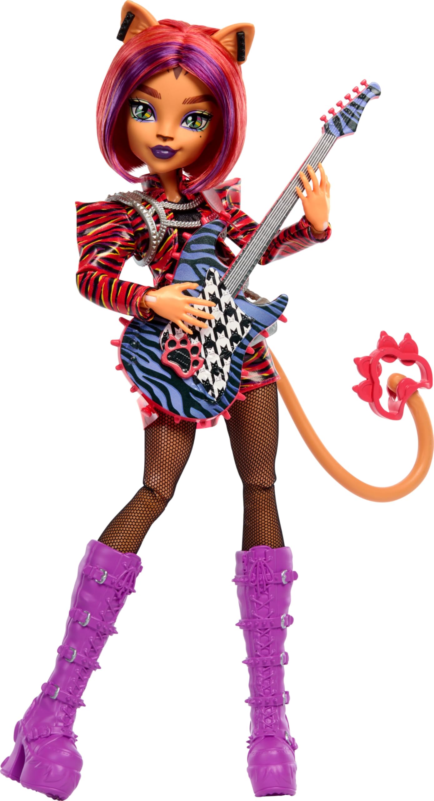 Monster High Fearbook HXW32 Toralei Music Club Theme Doll and
