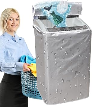 Washer Dryer Protective Cover | Top Load Washing Machine Cover Washer Dryer Protective Cover | Waterproof Washing Machine Cover, Washer Dryer Protective Cover Dustproof Sun Protection