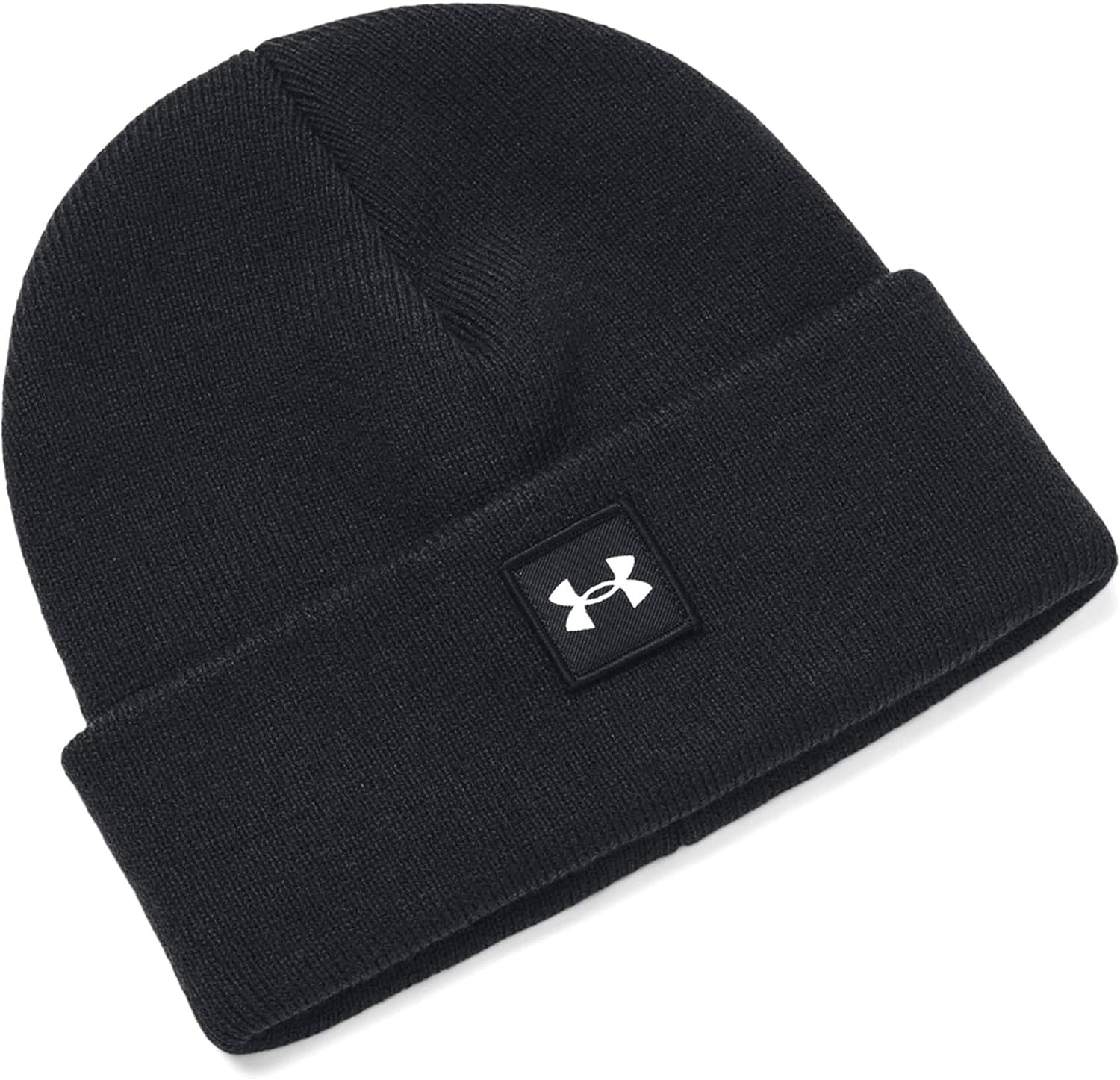 Under Armour boys Halftime Beanie , (001) Black / / White , One Size Fits All : Clothing, Shoes & Jewelry
