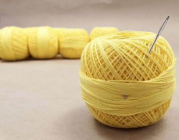 Cotton Crochet Set of 10 Pcs Anchor Knitting Thread Tatting Yarn Embroidery Ball