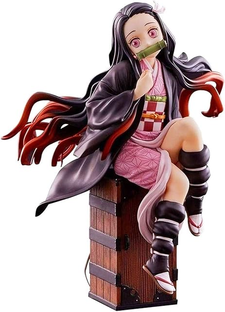 Wisson Anime Demon Slayer Figures Statue,Safe Exquisite Nezuko Model Doll Ornaments,Best Gift Collection Toy For Anime Fan,6 Inch