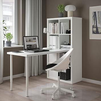 IKEA LAGKAPTEN/KALLAX Desk Combination, 77x159x147 cm, White