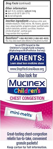 Miniatura 15 de Mucinex Líquido de alivio del resfriado multisíntoma para niños, alivia la congestión nasal, la congestión del pecho, la tos y el moco, expectorante