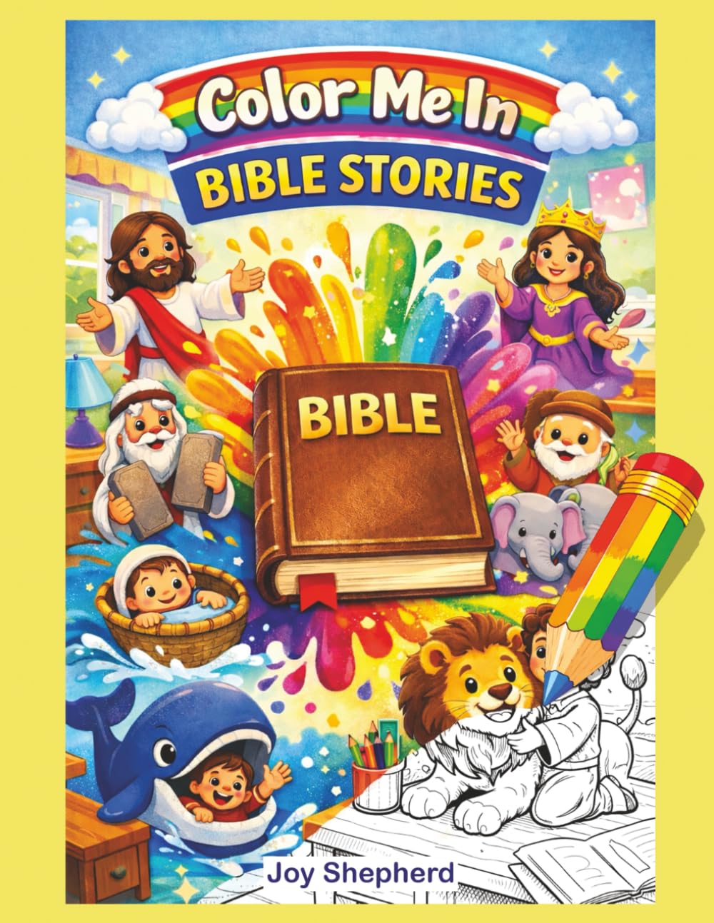 Color Me In - Bible Stories