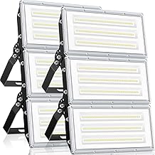 YIQIBRO 3 in 1 30000LM 6500K Outdoor LED Spotlight with Transformer, IP67 Waterproof Security Lighting for Garden, Terrace, Garage, Factory, Sports Venues, 300W 300W