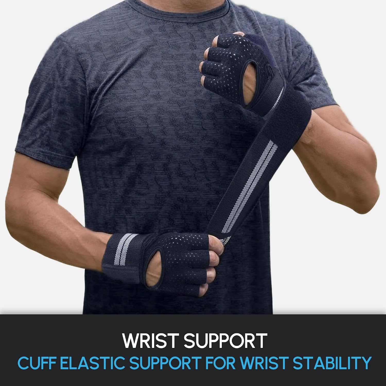 Avantic Quadrobics Gloves with Soft Padding & Wrist Support | Stretch Fit Gloves for Bounders and Therians. Soft Palm Protection and Flexible Comfort for Quadrobics Training