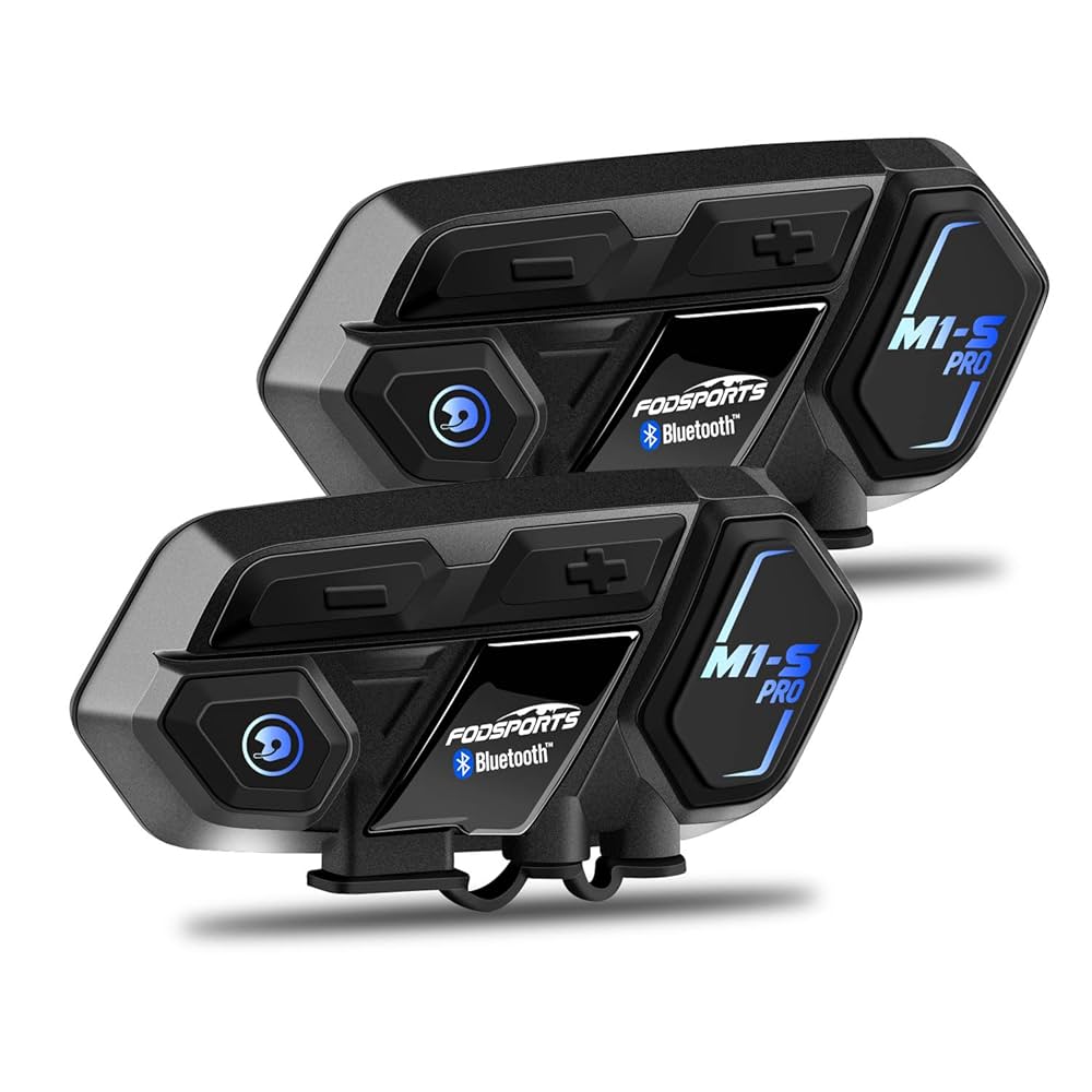 2台セット インカム　バイク　バイクインカム 8人同時通話 防水　高音質　新品 インカム 2台セット バイク用 インターコム 日本語音声 スマホ2