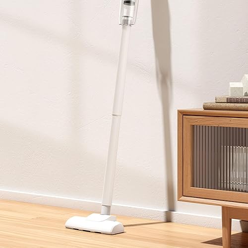 Miniatura 7 de Pwshymi Aspiradora de palo, aspiradora de mano pequeña, potente aspiradora inalámbrica 2 en 1, recargable con batería de larga duración, diseño