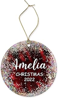 Customised Christmas ornament, Personalised Christmas ornament, mdf ornament, ceramic ornament, family gift, Custom ornament, Christmas 2022 (Ceramic)
