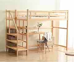 【新品】システムベッド ロフトベッド S 木製 高さ115cm シングル ベッド Amazon.co.jp: ロフトベッド 木製 ベッド ロフト システムベッド