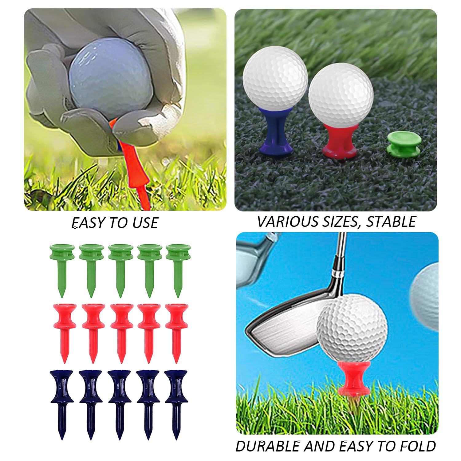 1 spazzola per mazze da golf double face, 1 asciugamano sportivo, 15 supporti da golf, asciugamano da golf, accessori da golf, set per la pulizia del golf, set regalo per gli appassionati di