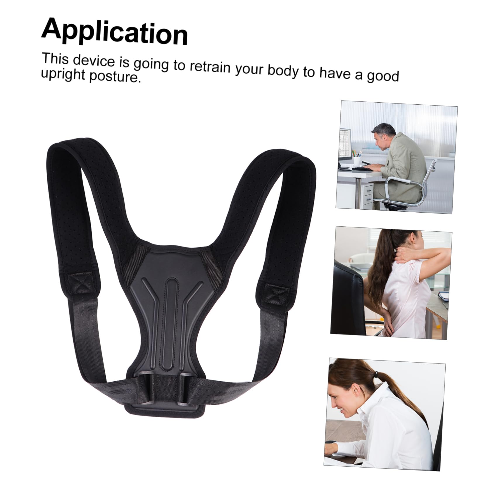 Gogogmee Brace for Posture 3d Artificial Human Comfortable and Stylish Lightweight Breathable Suitable for Lover Family Friends and Colleagues