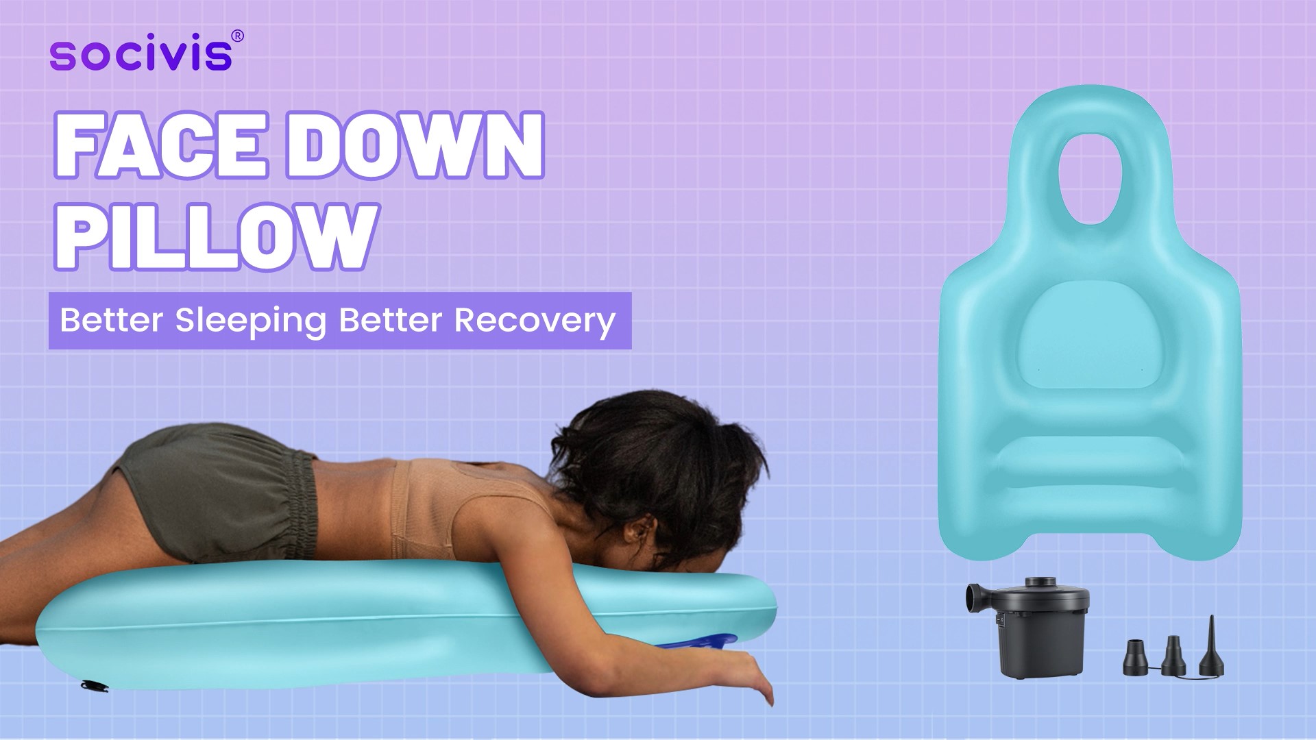 Face Down Pillow After BBL Surgery For Butt Sleeping