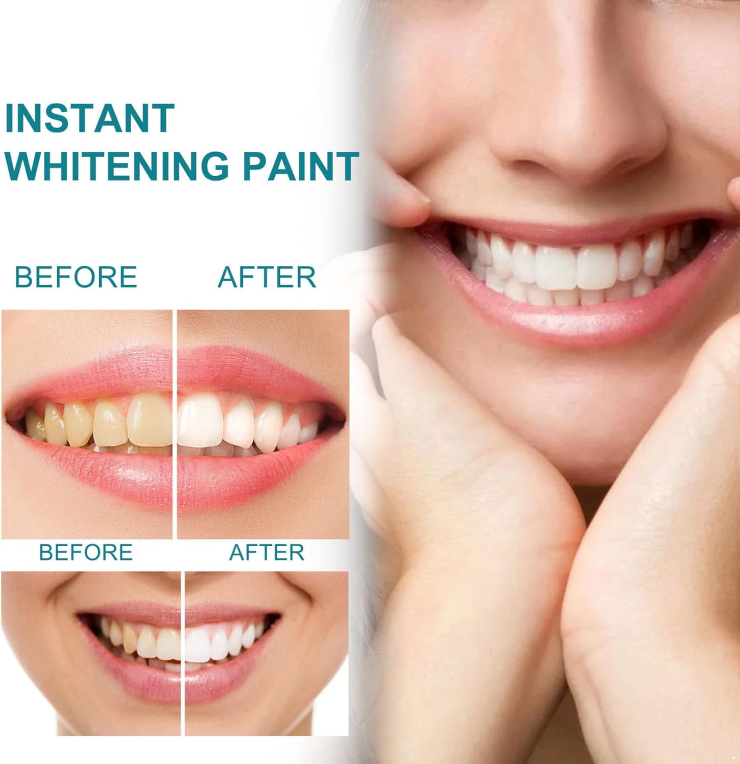 Hularka 15ml All-in-One Tooth Paint - Stain Remover & Breath Freshener for Dental Care