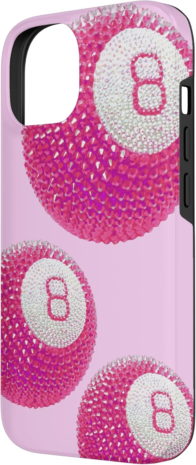 Retro Lucky Disco 8 Ball For Women Case for iPhone 15
