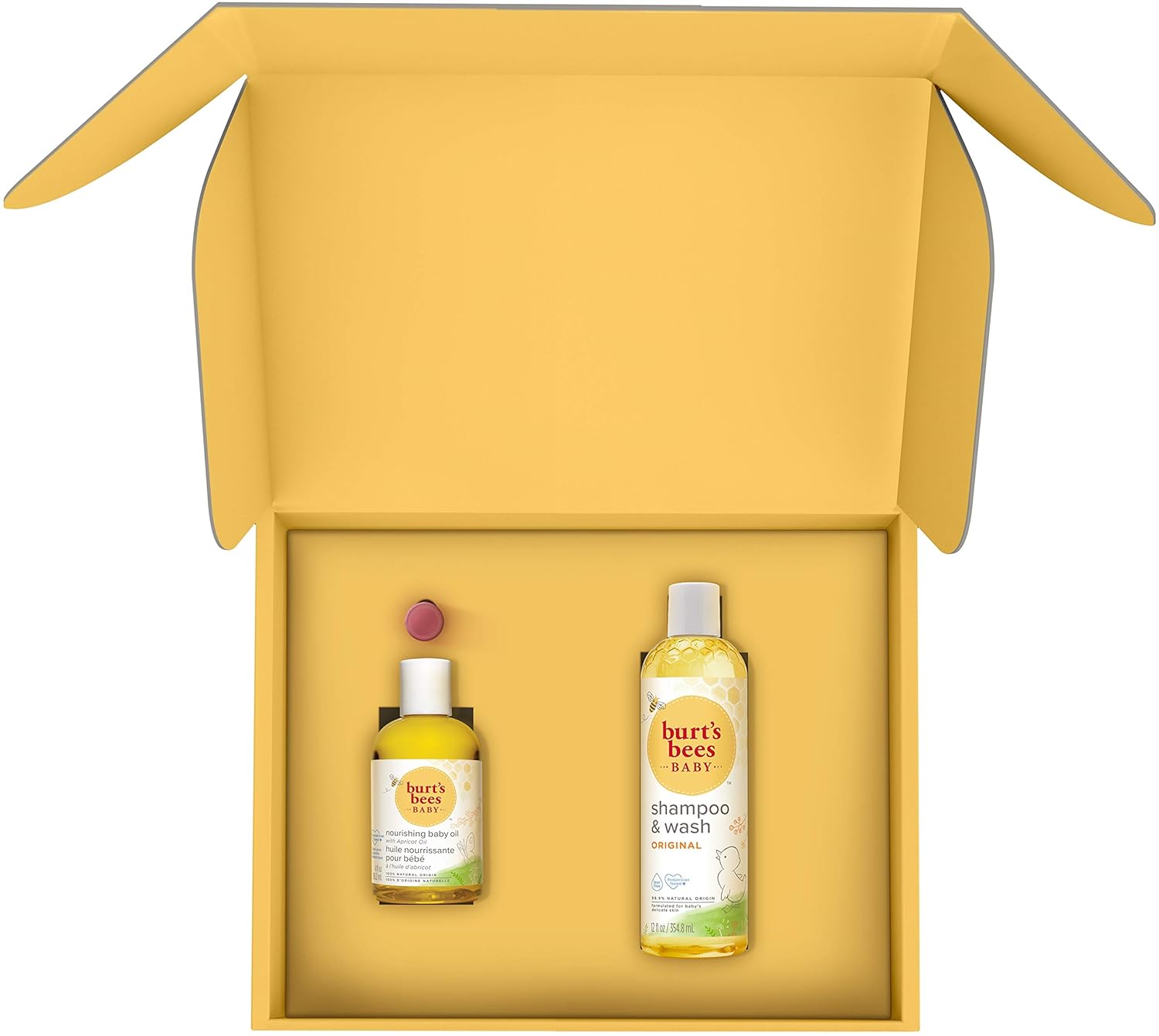 Buy Burt S Bees Original Baby And Mom Gift Set With Nourishing Oil Shampoo Wash 100 Natural Tinted Lip Balm Red Dahlia Multi Online In Vietnam B08wg1c48t
