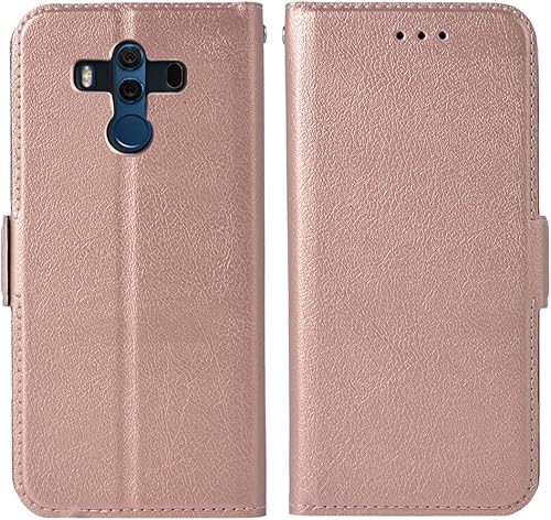 Miniatura 7 de Compatible con Huawei Mate 10 Pro - Funda tipo cartera de cuero con tapa para tarjetero, accesorios para celulares, monedero folio, fundas de