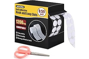 1200Pcs Heavy-Duty Self-Adhesive Velcro Dots