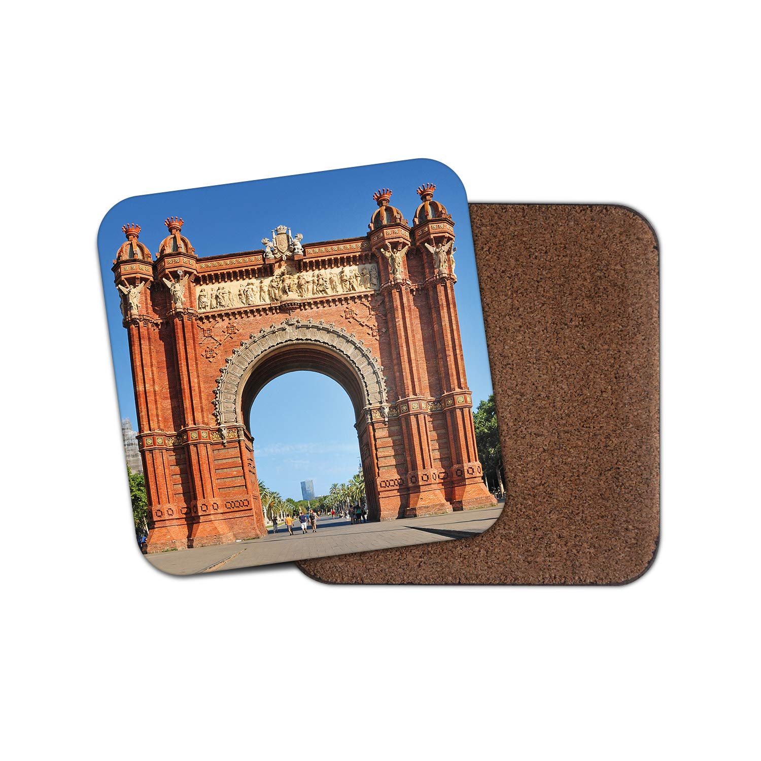 1 x Arc de Triomf Barcelona Coaster - Spain Travel Fun Architecture #12196