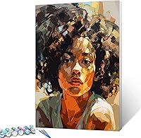 Vista 19 de Graffiti - Kit de pintura de retrato por números, 16 x 20 pulgadas, lienzo de pintura al óleo para niños, estudiantes, adultos principiantes