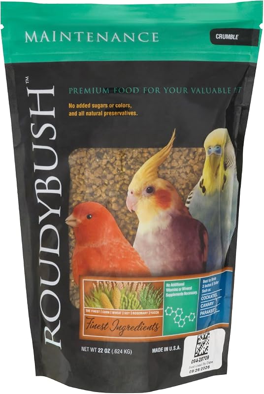 Alimento para Aves RoudyBush Daily Maintenance em Crumbles 222CRDM, 113 g