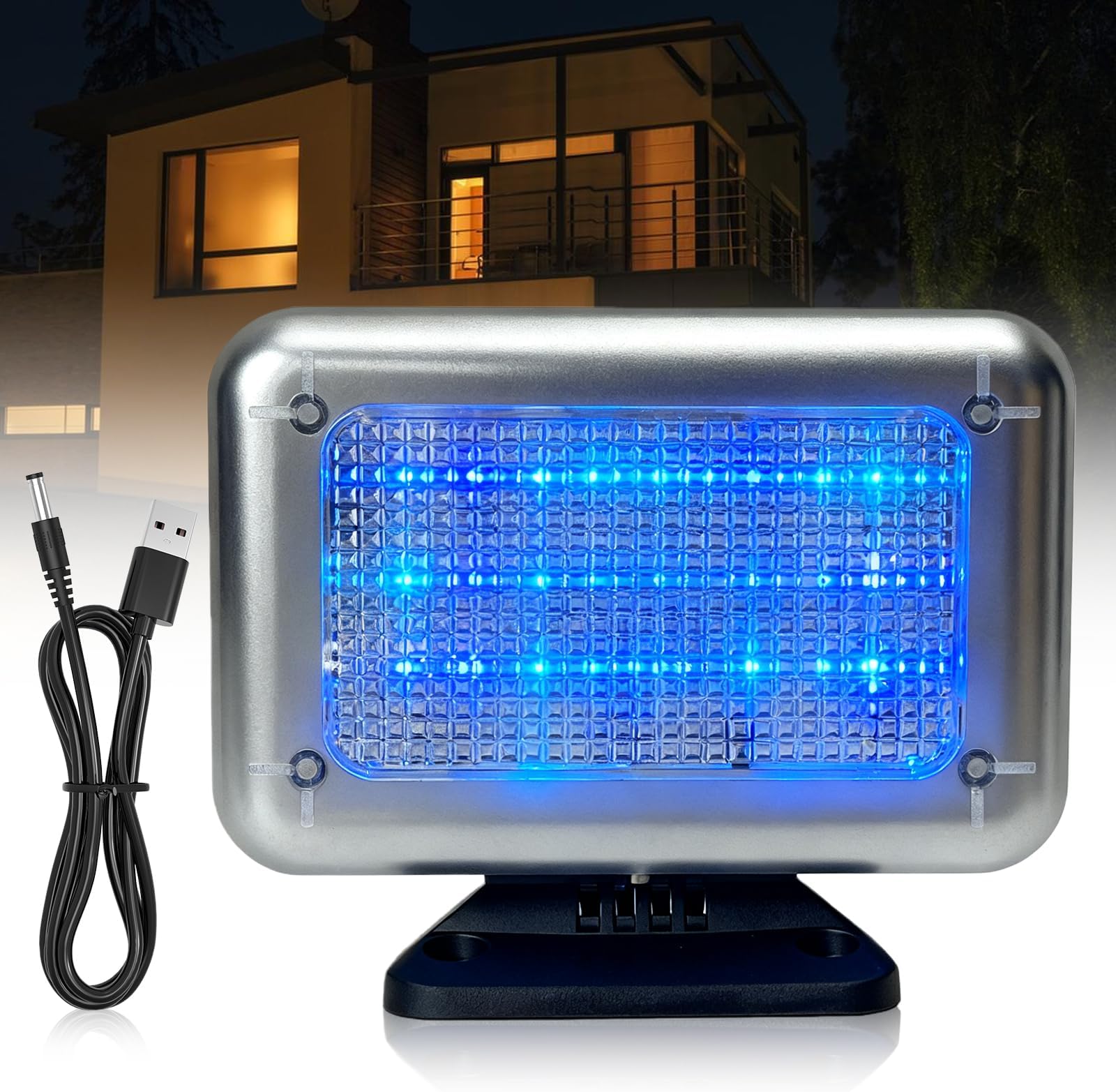 LED TV Simulator with 24 LEDs and 4 Programs to choose from, LED Dummy TV Simulator, Dummy TV Simulator, Dummy TV Simulator, Light Simulation to be used as