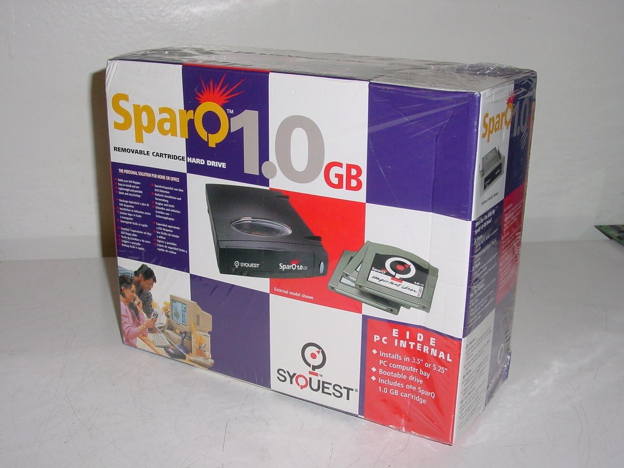 SyQuest Technologies, Inc.SyQuest SparQ 1.0GB Part#113005-002.B (Windows 3.1, Windows 95, Windows NT 4.0)