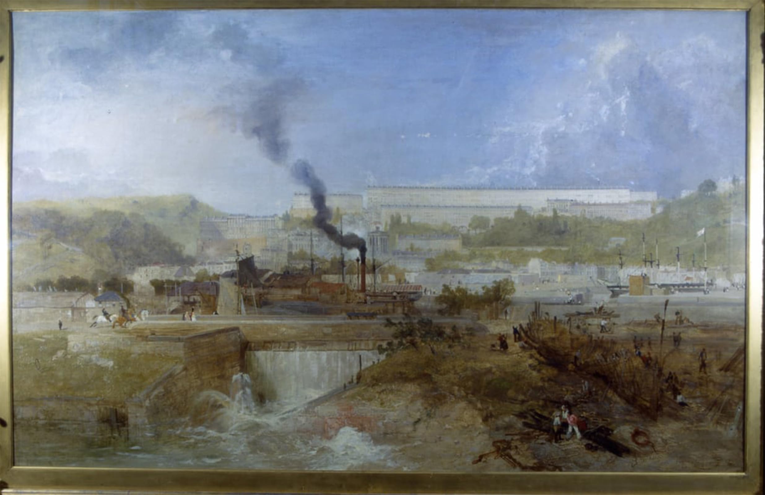 ARTXLXXBN Famous Prints Artwork Pictures Poster Painting Art Clifton From the Overfall Dam by Baker Pyne Artwork Landscape Pictures for Home Decor 60x90cm