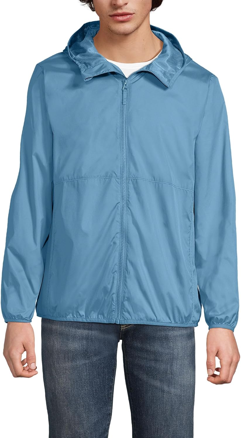 Lands' End Men's UPF 50 Windbreaker Jacket