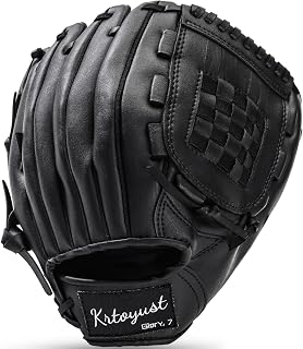 KRTOYUST Premium Synthetic Leather Baseball Glove Mitt for Adults & Youth - Game-Ready Infield Outfield Mitt for Baseball Softball
