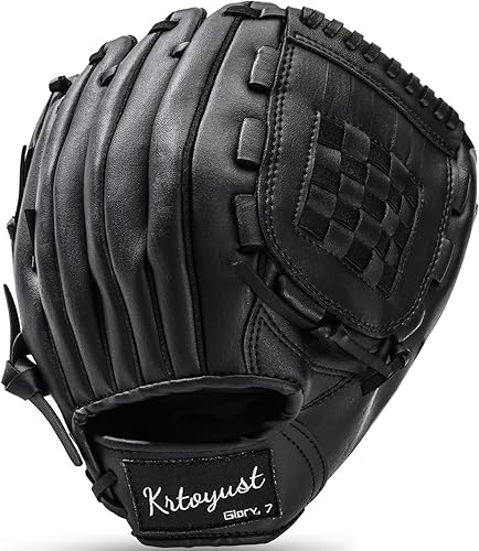 KRTOYUST  Guante de béisbol  Guantes de béisbol de cuero compuesto de rendimiento para adultos y jóvenes  Guantes de béisbol y softbol Outfield