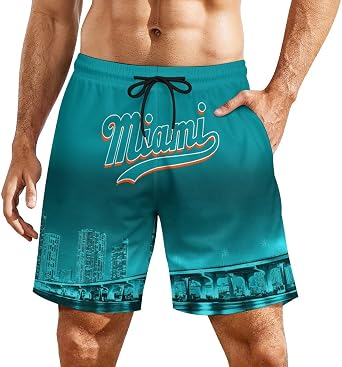 Custom Football Shorts for Men Youth City Nightview Sport Shorts Boardshorts Football Pants with Pockets Fans Gifts