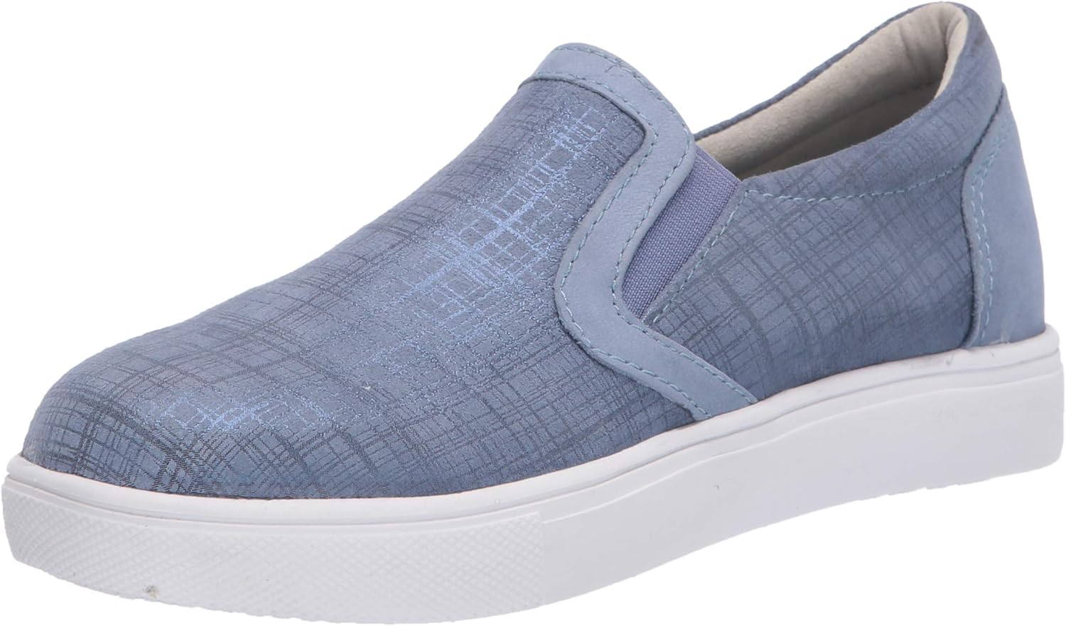 Propét Women's Nyomi Slip Resistant Slip-On, Denim, 12 Medium US
